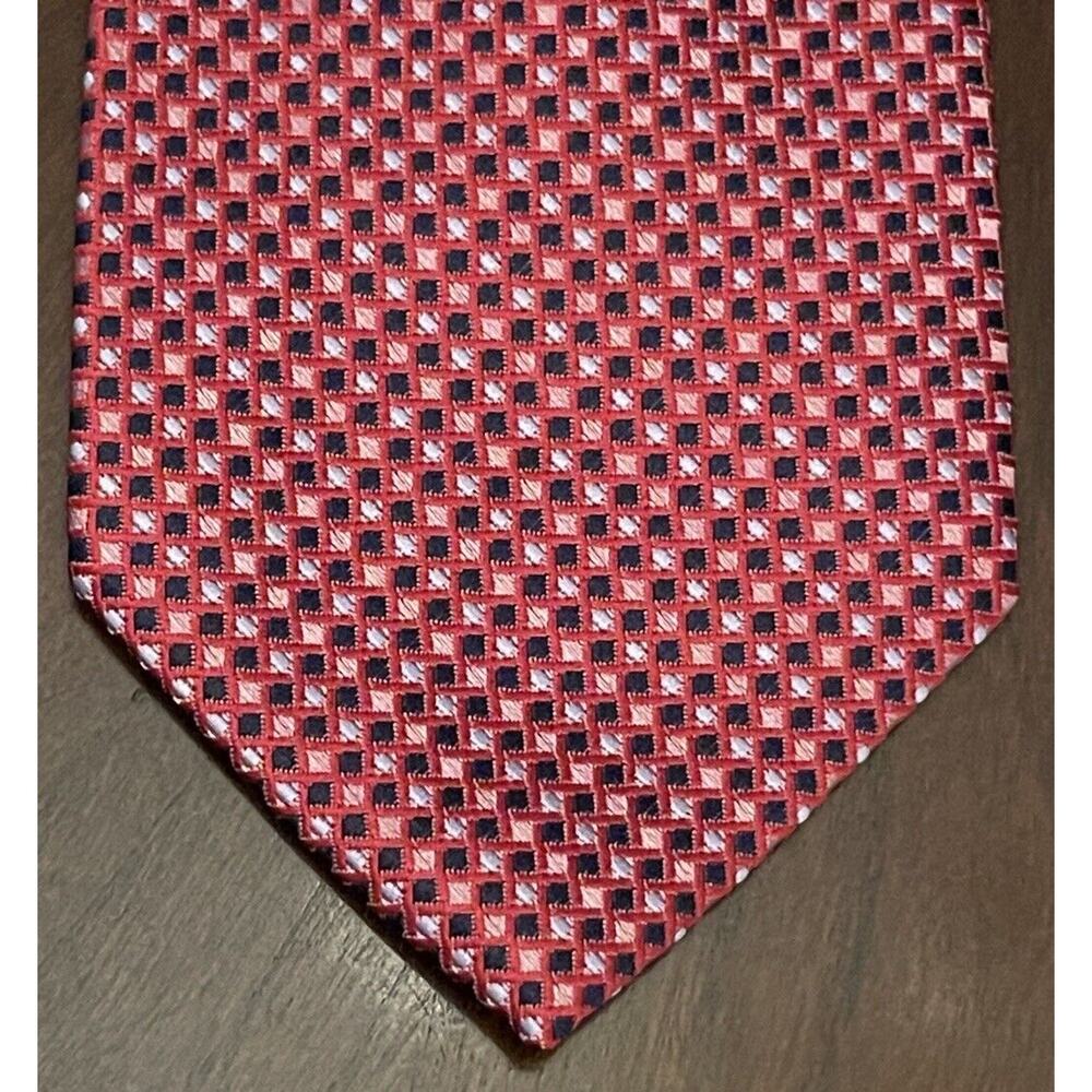Versa Red Hand Made Men’s Neck Tie Made In China